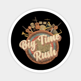 Music Tour Vintage Retro // Big Time Rus Magnet